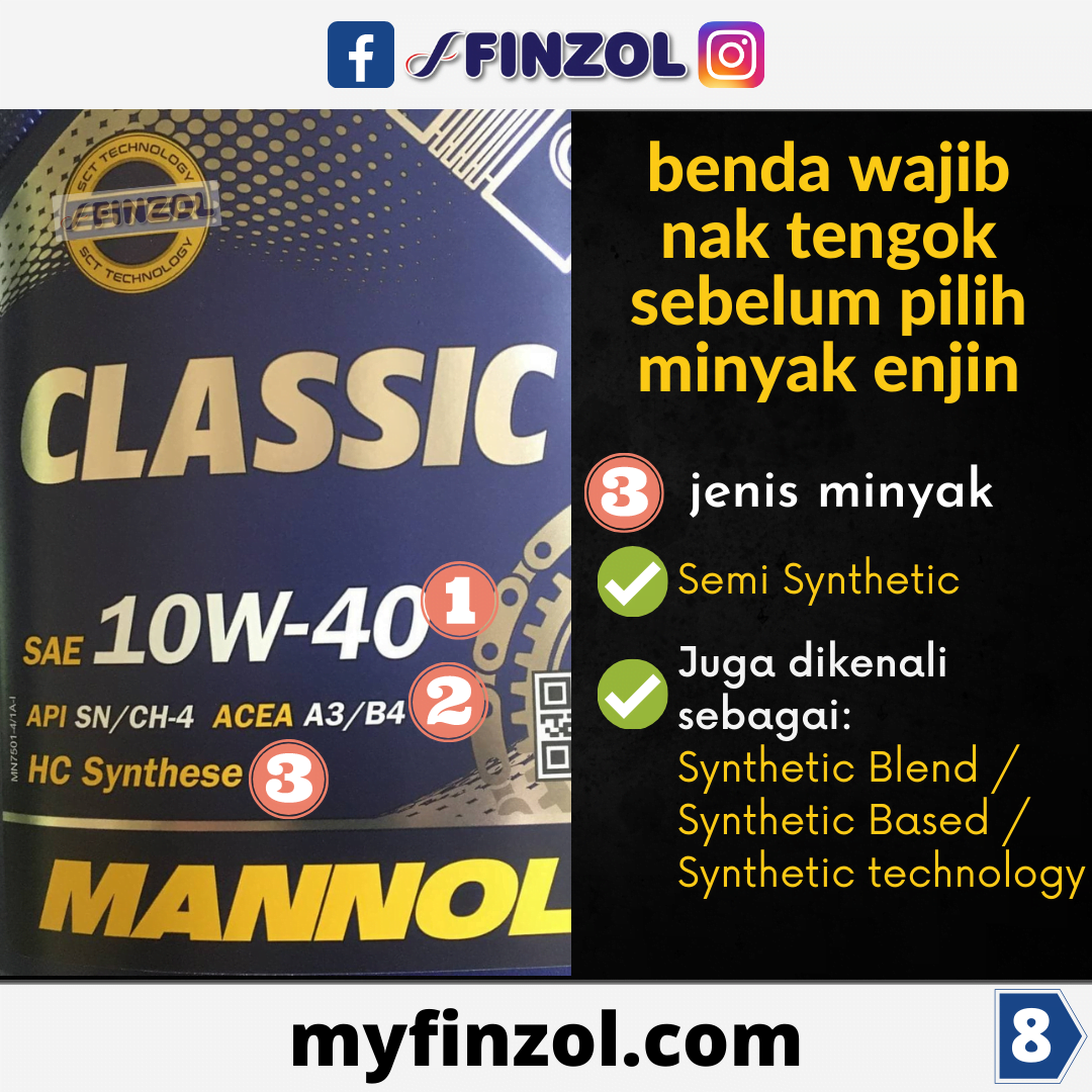minyak enjin mannol classic finzolcare finzol -8 minyak enjin mannol classic finzolcare finzol -8
